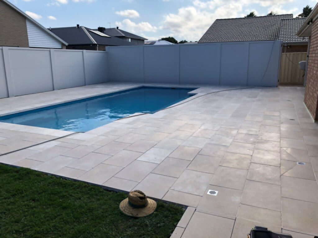 pool paving